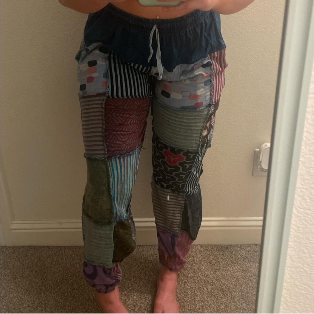 Hippie patch pants